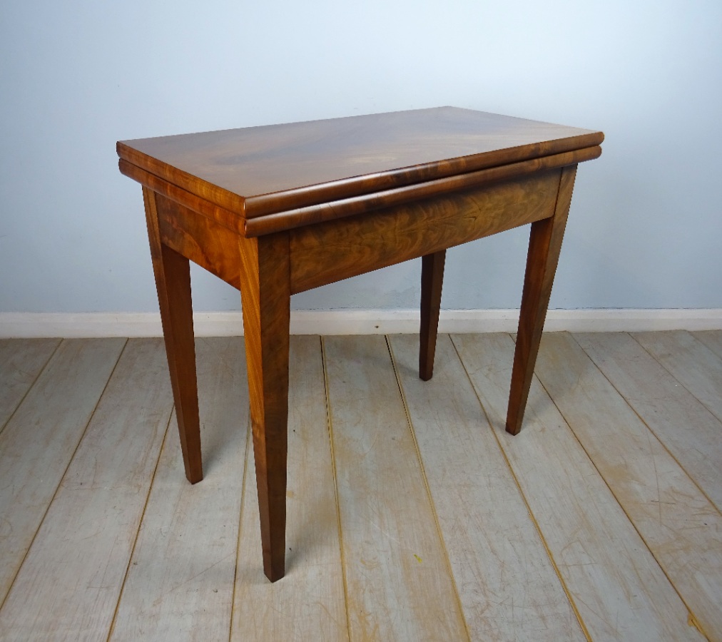 French Mahogany Game Table